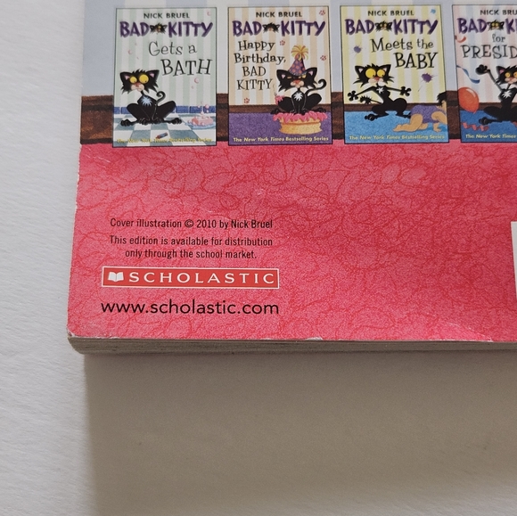 Bad Kitty Paperback Book Bundle Lot Of 4 Children's Chapter Books by Nick Bruel - Picture 6 of 11